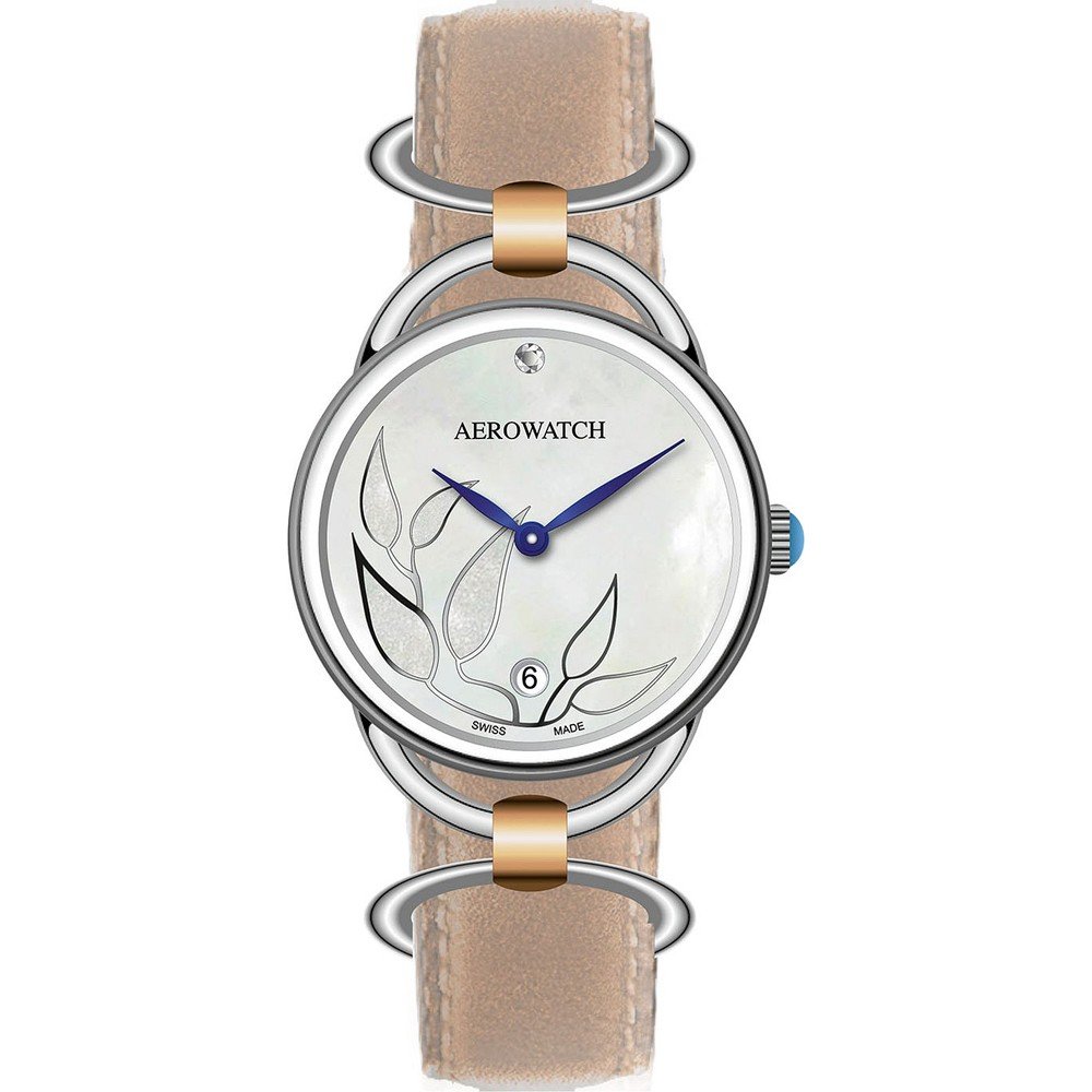 Aerowatch Sensual 07977-BI02 Sensual Tea Leaves Horloge