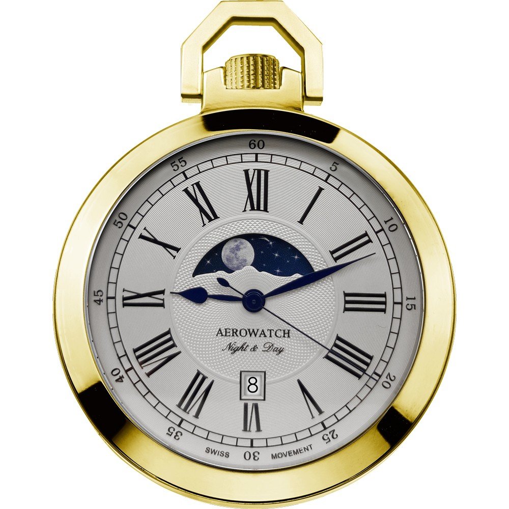 Aerowatch Pocket watches 44829-JA01 Lépines - Night Day Zakhorloges