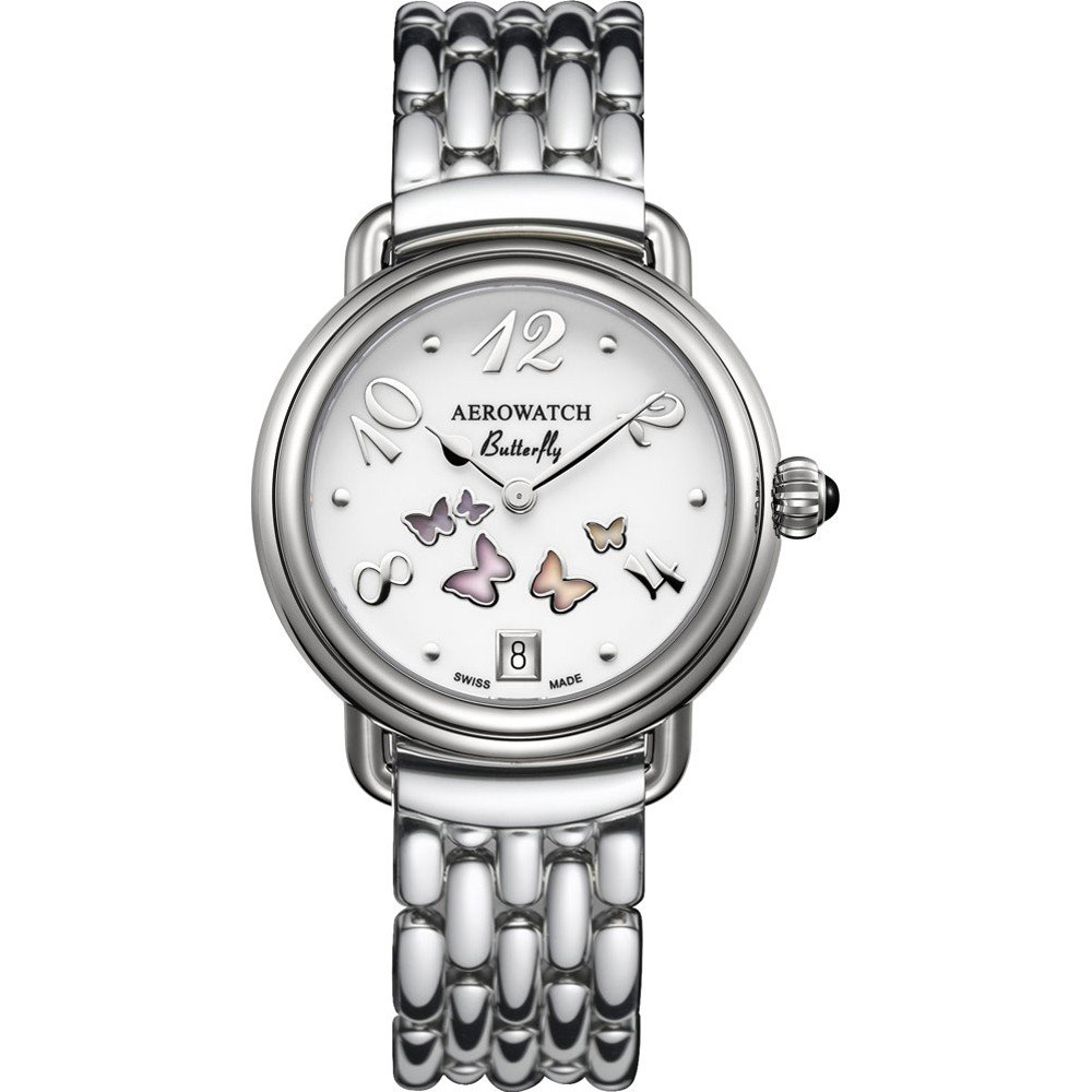 Aerowatch 1942 44960-AA01-M 1942 - Butterfly Horloge