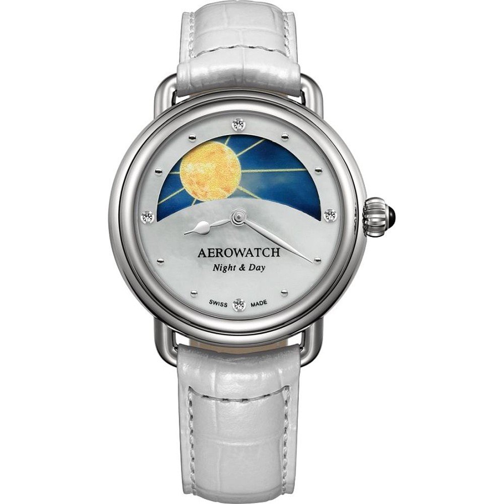 Aerowatch 1942 44960-AA11 1942 - Night Day Horloge