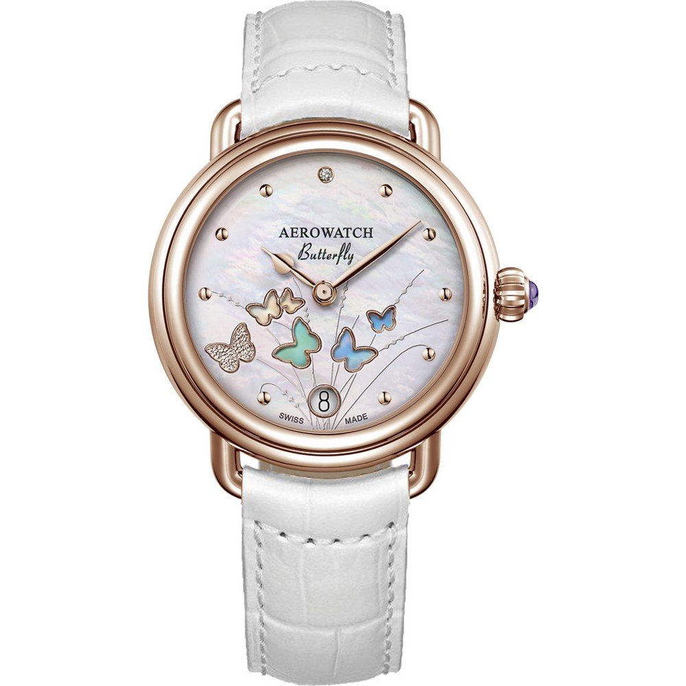 Aerowatch 1942 44960-RO05 1942 - Butterfly Horloge