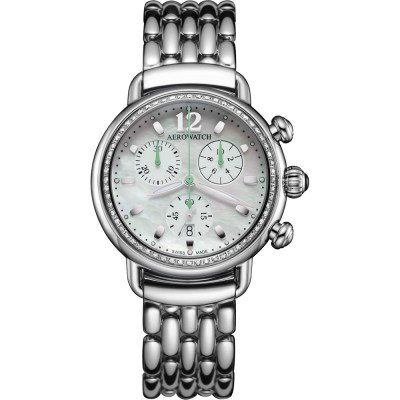 Aerowatch Hommage 1910 81105-AA03-DIA-M Chronolady Horloge