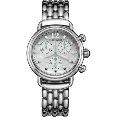 Aerowatch Hommage 1910 81105-AA03-M Chronolady Horloge