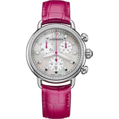 Aerowatch Hommage 1910 81105-AA04-DIA Chronolady Horloge