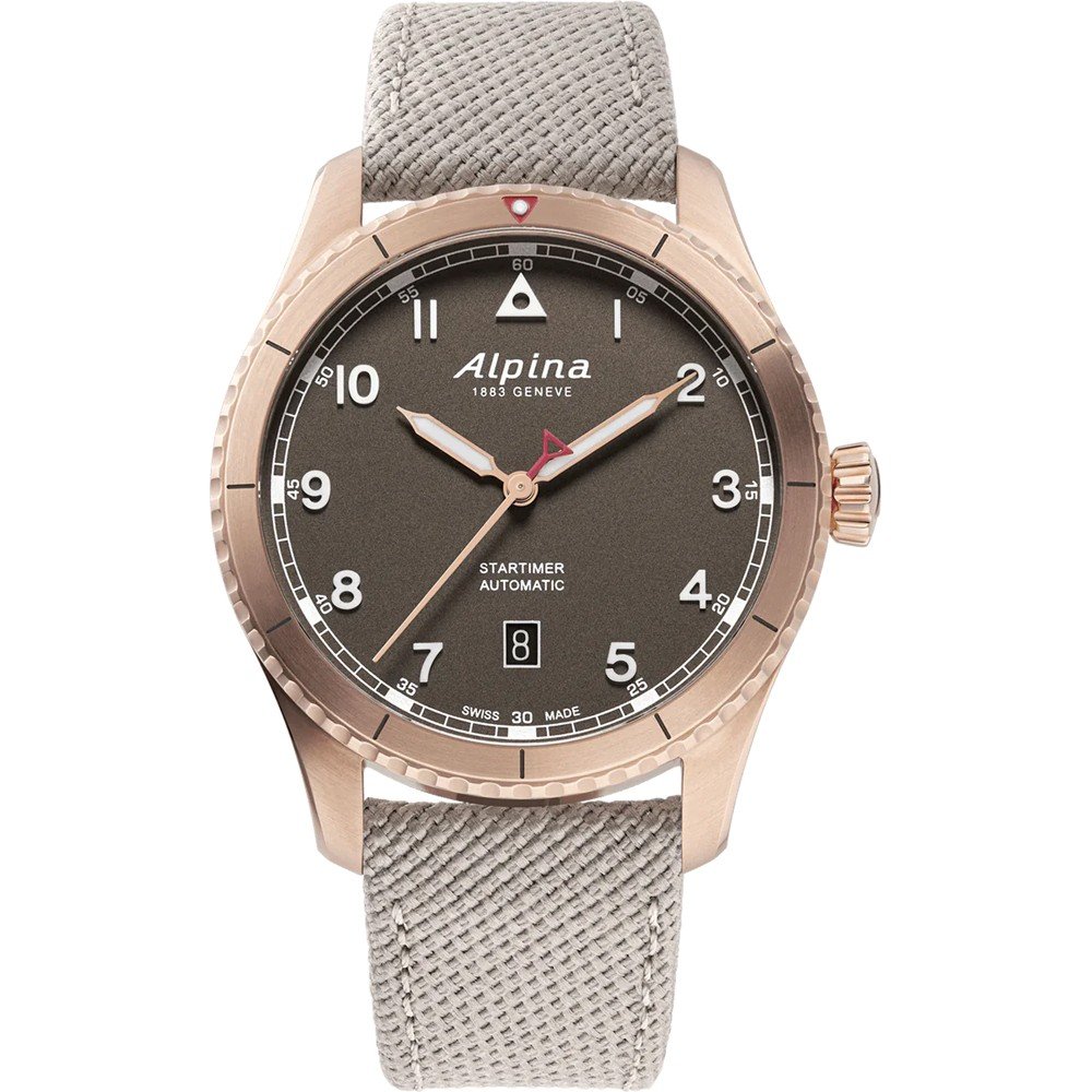 Alpina AL-525BR4S24 Startimer Pilot Horloge