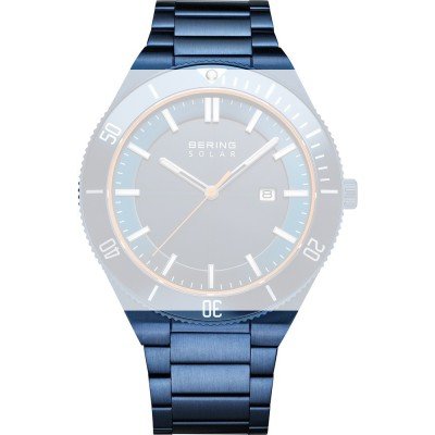 Bering PT-A14443S-BSL Solar Horlogeband