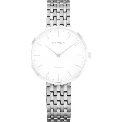 Bering PT-A19334T-BTC Titanium Horlogeband