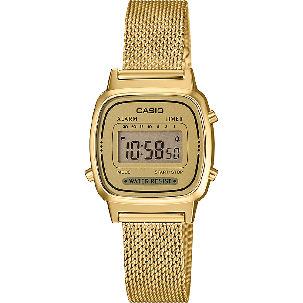 Aardrijkskunde eiwit steeg Casio Collectie LA670WEMY-9EF Vintage Mini horloge • EAN: 4549526187865 •  Horloge.nl
