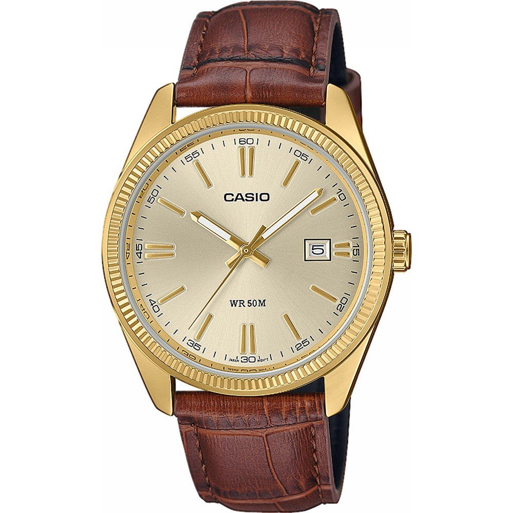 Casio Collection MTP-1302PGL-9AVEF Vintage Leather Horloge