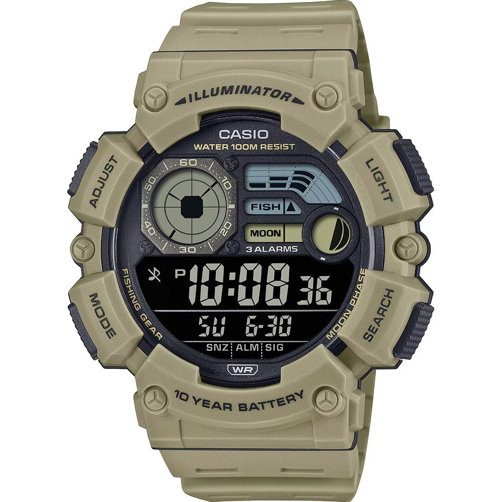 Casio Collection WS-1500H-5BVEF LCD Large Horloge