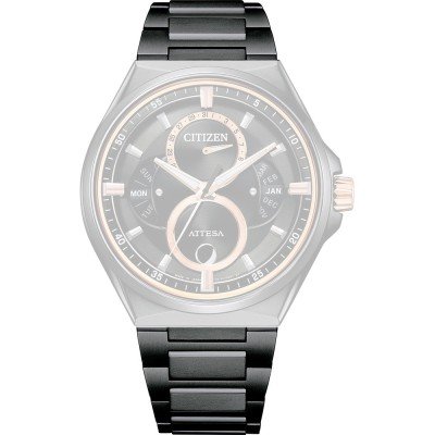 Citizen 59-S07837 Attesa triple calendar moon Horlogeband