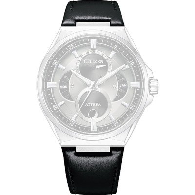 Citizen 59-S54545 Attesa triple calendar moon Horlogeband