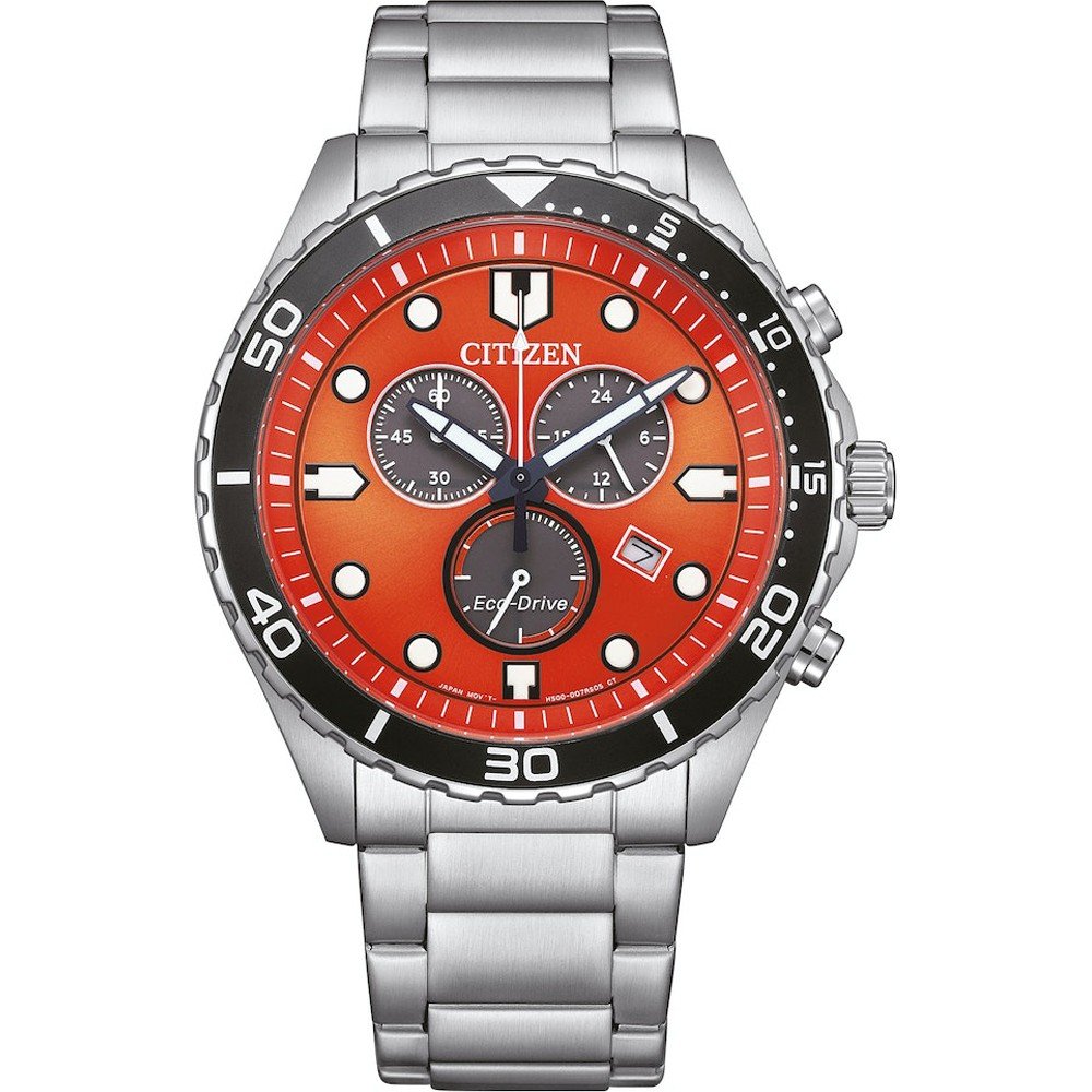 Citizen Sport AT2560-84X OF Sporty Aqua Chrono Horloge