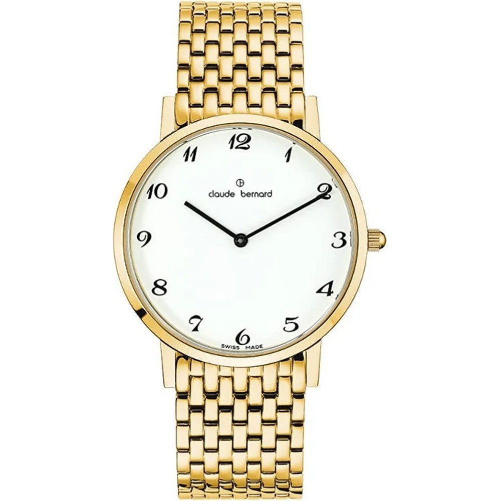 Claude Bernard 20202-37JM-BB Slim Line Horloge