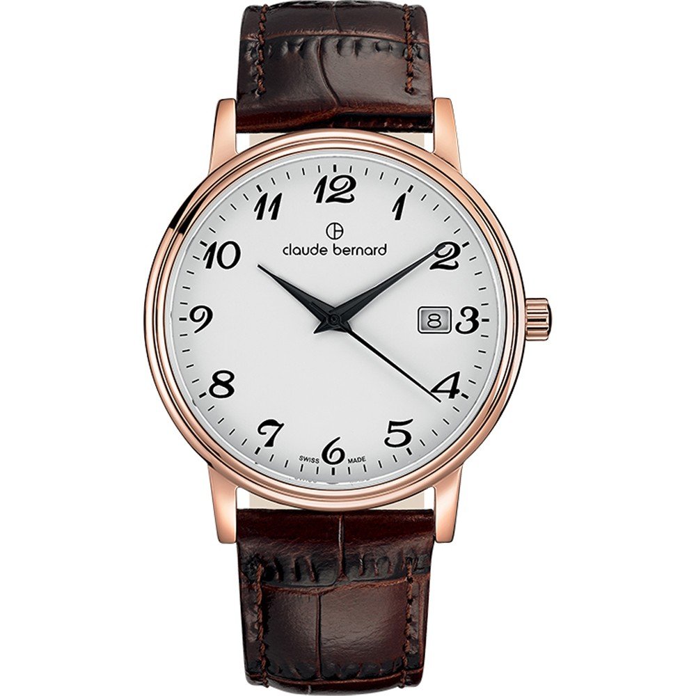 Claude Bernard 53007-37R-BB Classic Horloge