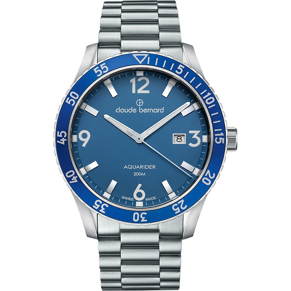 Claude Bernard 53008-3MBU-BUIN Aquarider Horloge