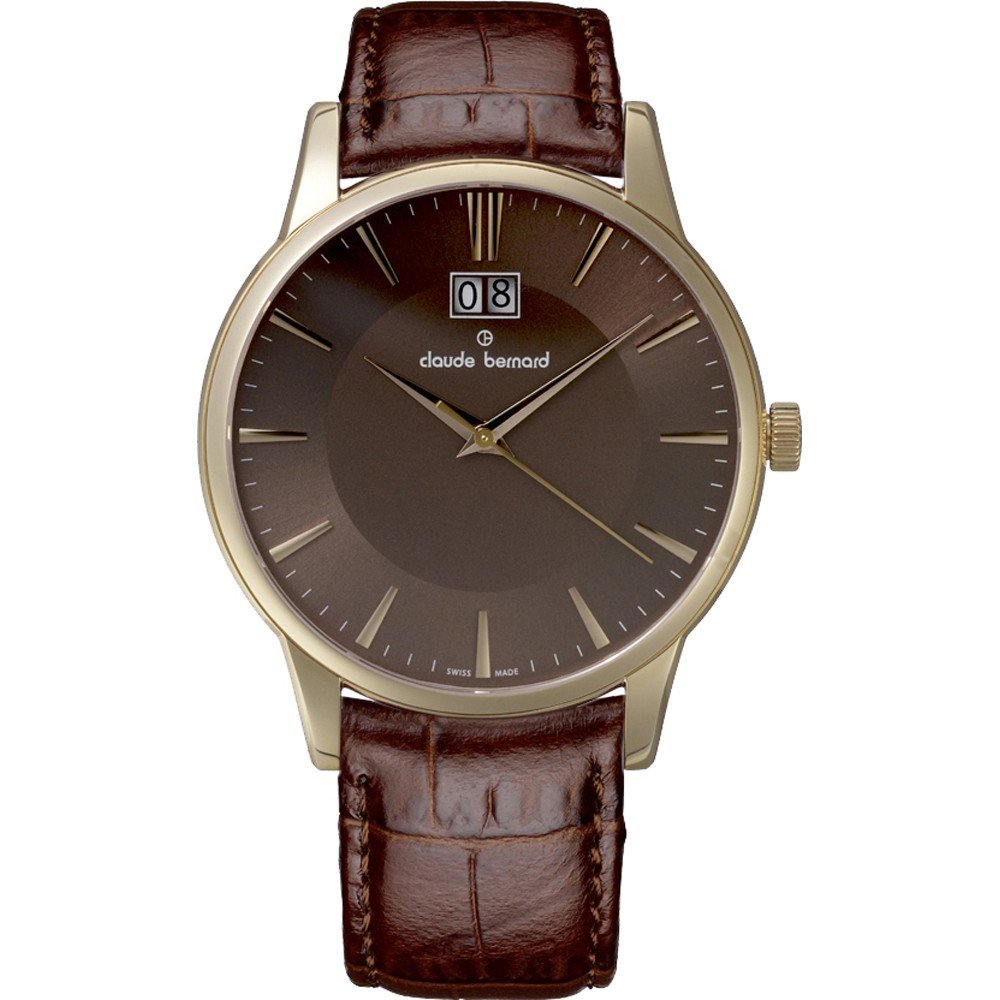 Claude Bernard 63003-37R-BRIR Classic Horloge