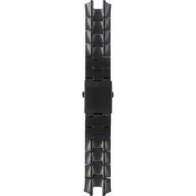 Diesel Straps ADZ2156 Croco digi - Black Reptilia Horlogeband