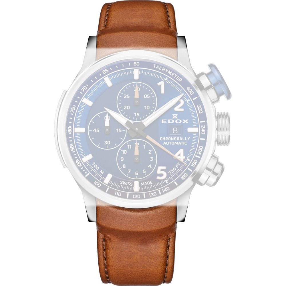 Edox Chronorally A01129-TBUCBR-BUBR Horlogeband