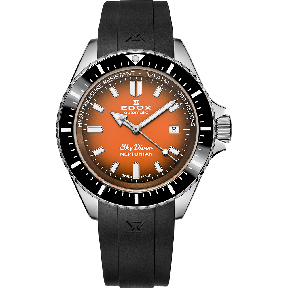 Edox Neptunian 80120-3NCA-ODN Skydiver Neptunian Horloge