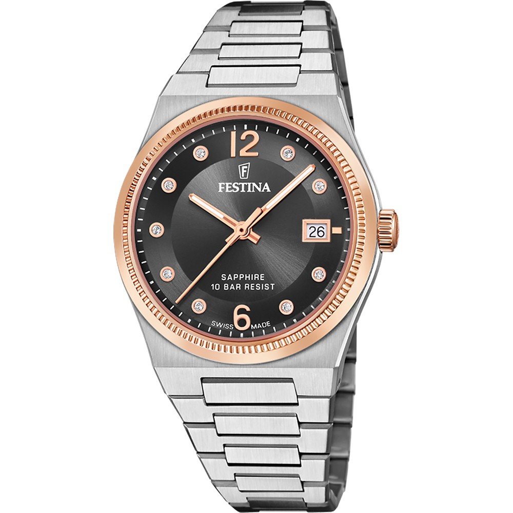 Festina Swiss Made F20037-3 Horloge