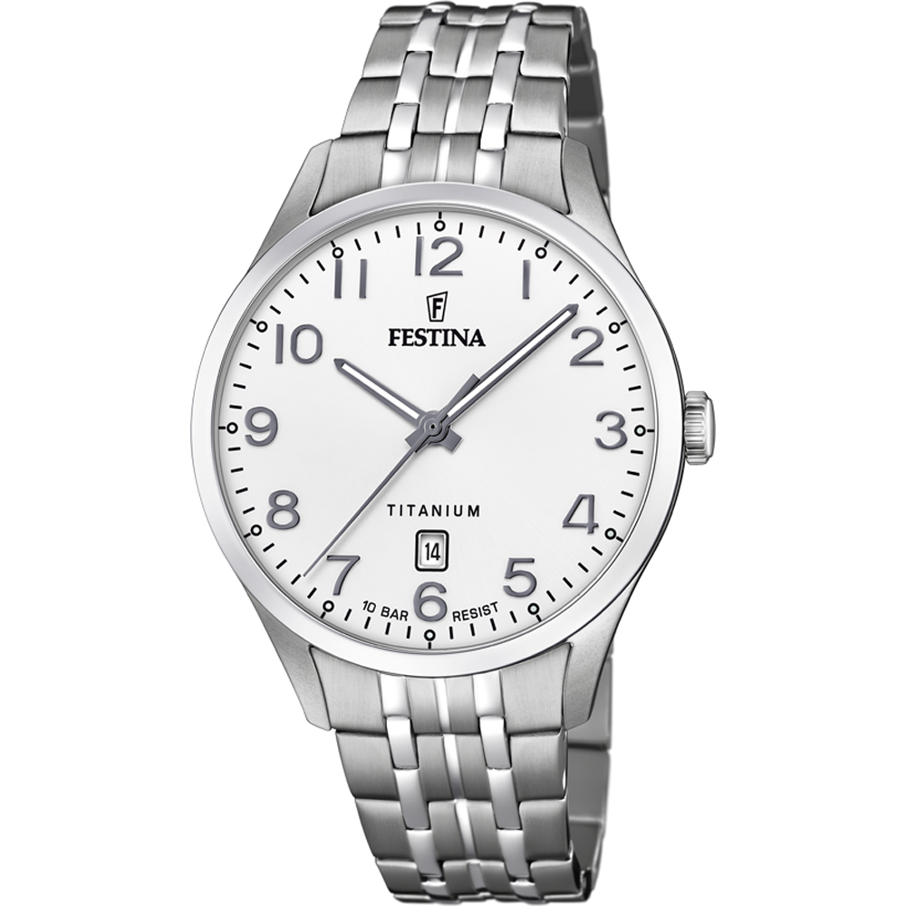 Festina Classics F20466-1 Titanium Horloge