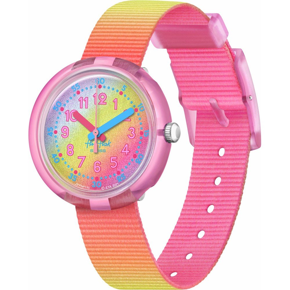 Flik Flak 5+ Power Time FPNP110 Shades of Rainbow Horloge