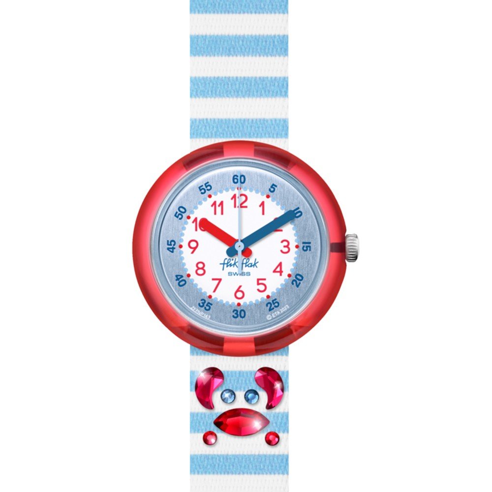 Flik Flak 5+ Power Time FPNP143 Shining Crab Horloge