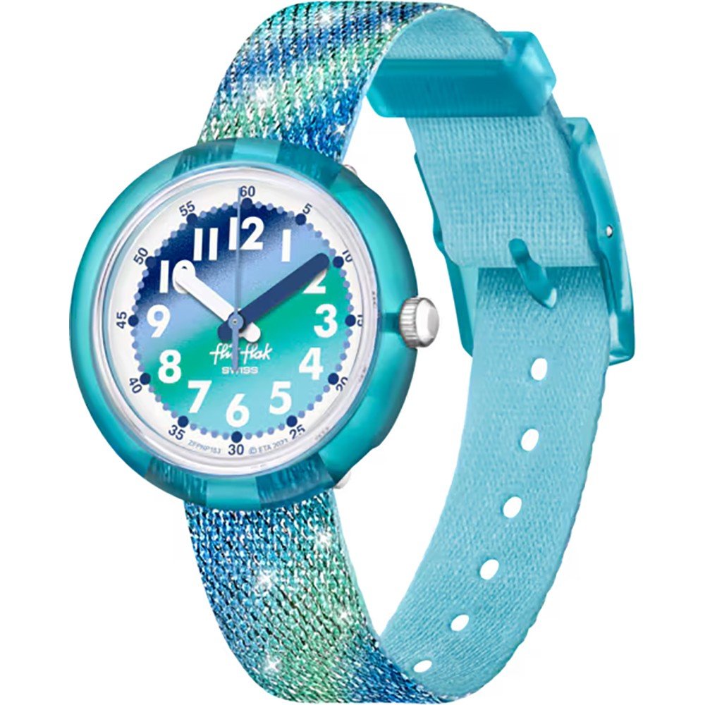 Flik Flak 5+ Power Time FPNP153 Frozen Rainbow Horloge