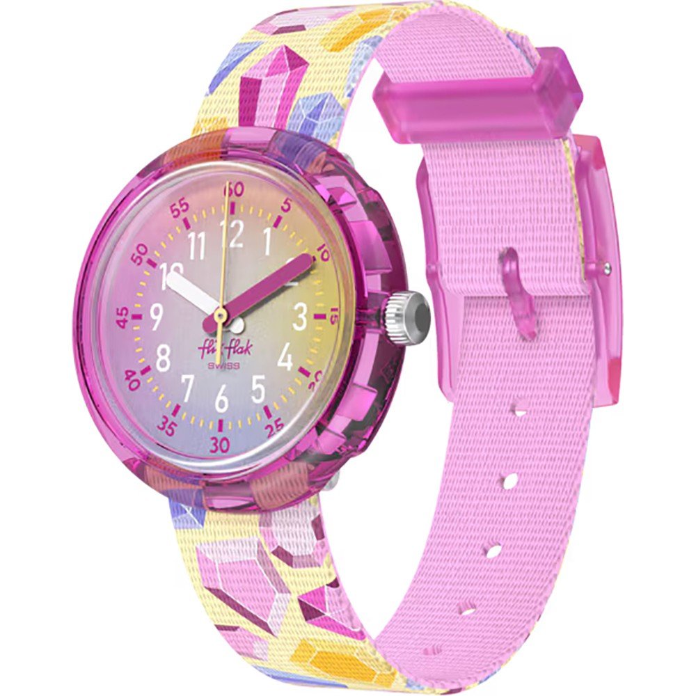 Flik Flak 5+ Power Time FPNP155 Sparkling gemstones Horloge