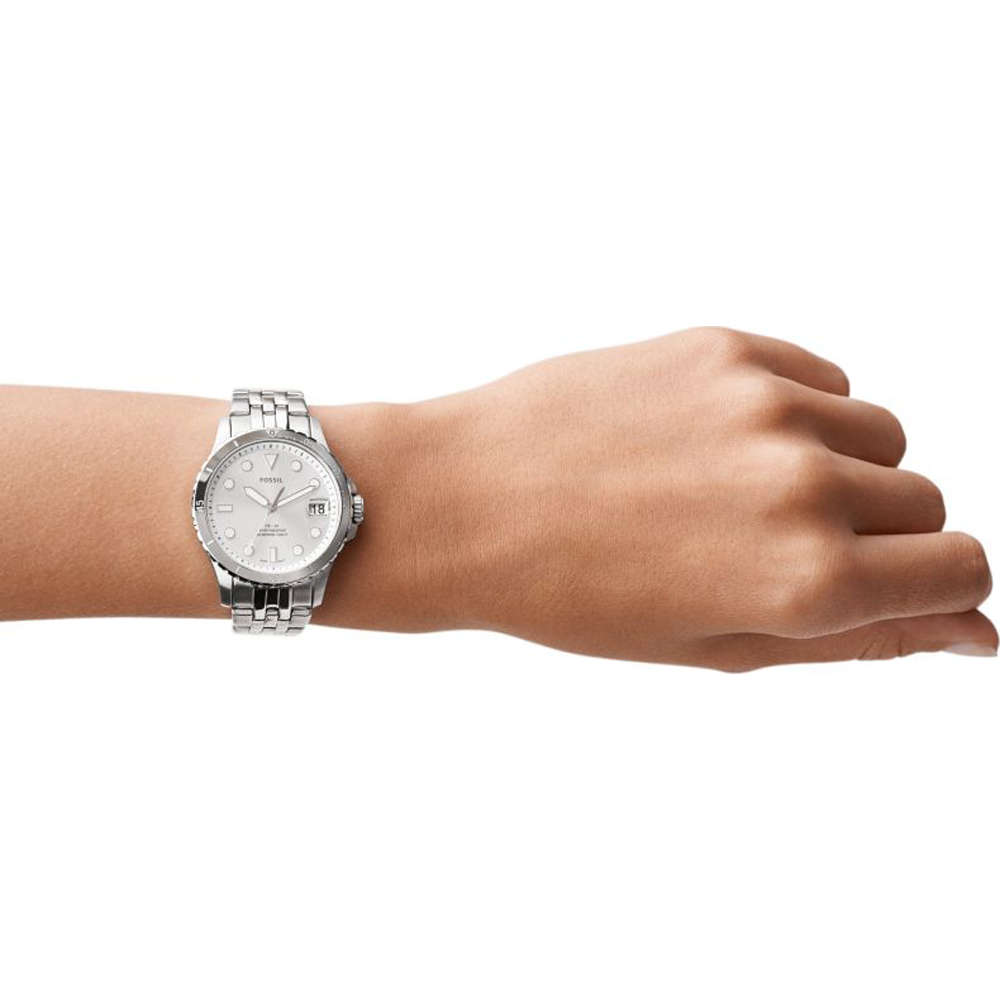 fossil ladies diamond watch