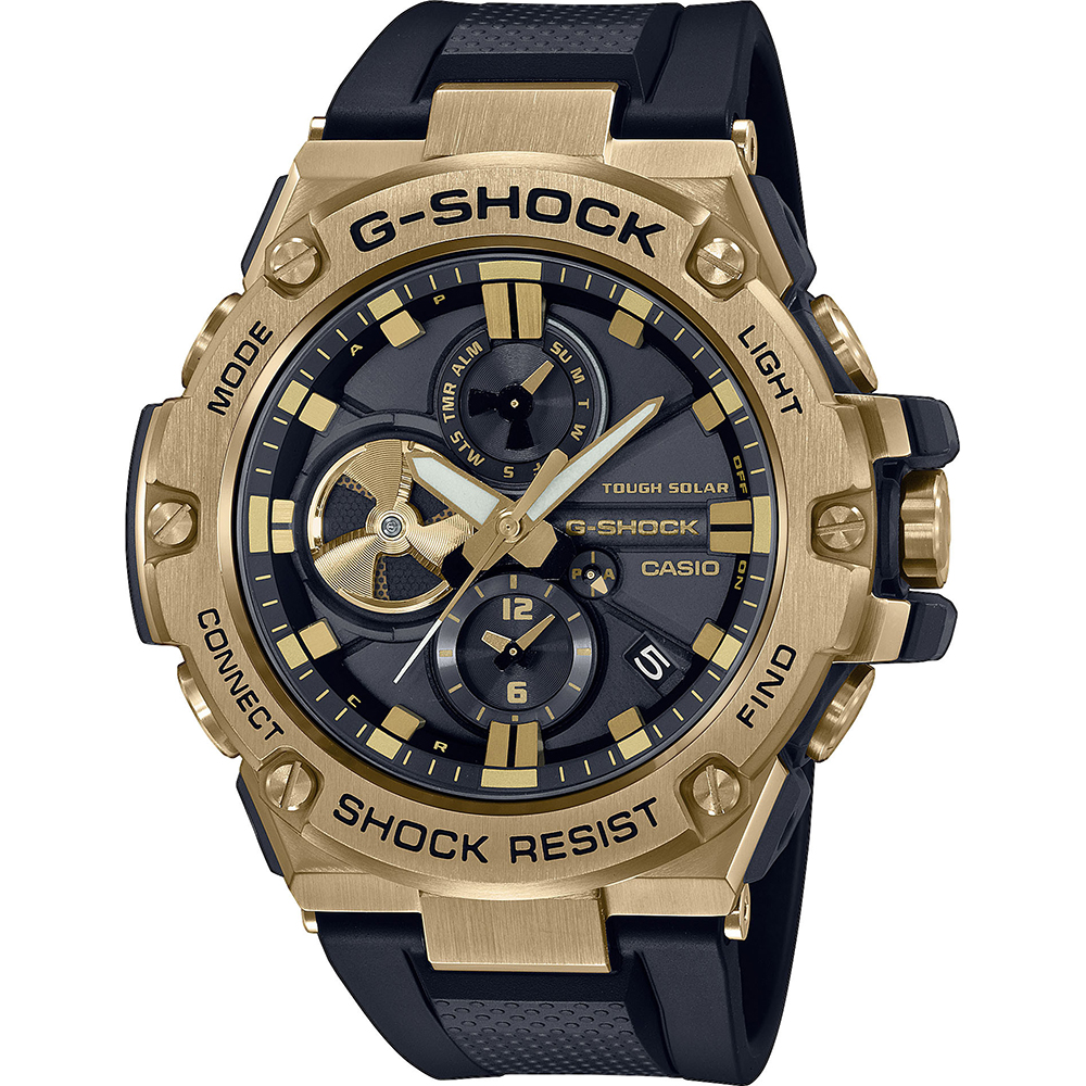 Verslaafde Ass Ongehoorzaamheid G-Shock G-Steel GST-B100GB-1A9ER horloge • EAN: 4549526326875 • Horloge.nl