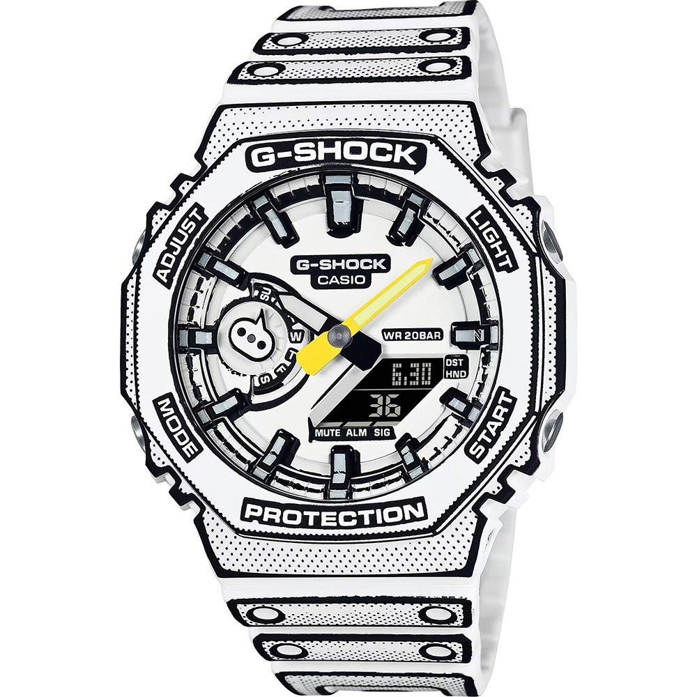 G-Shock Classic Style GA-2100MNG-7AJR Manga Horloge
