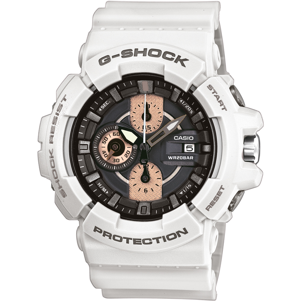 G-Shock Classic Style GAC-100RG-7A Rose Gold White Horloge