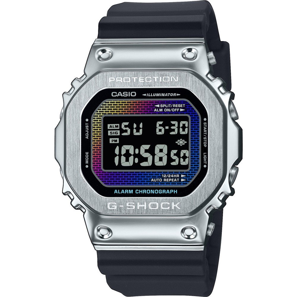 G-Shock G-Metal GM-5600RW-1ER Rainbow Brick Wall Horloge