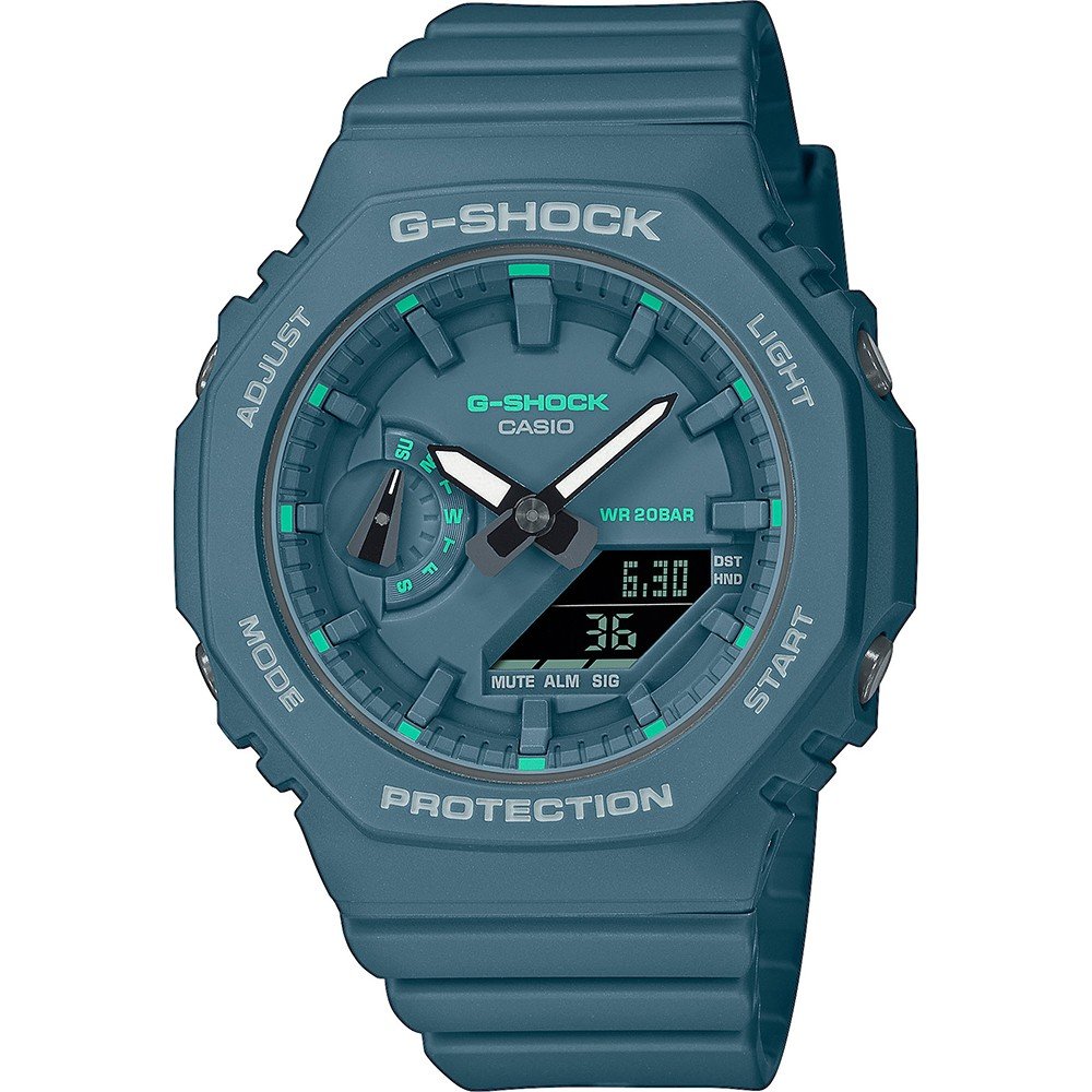 G-Shock G-MS GMA-S2100GA-3AER Green Accent Colors Horloge