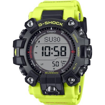 G-Shock Master of G - Mudmaster GW-9500MRY-1A9ER Mudman - Masters in Yellow Horloge