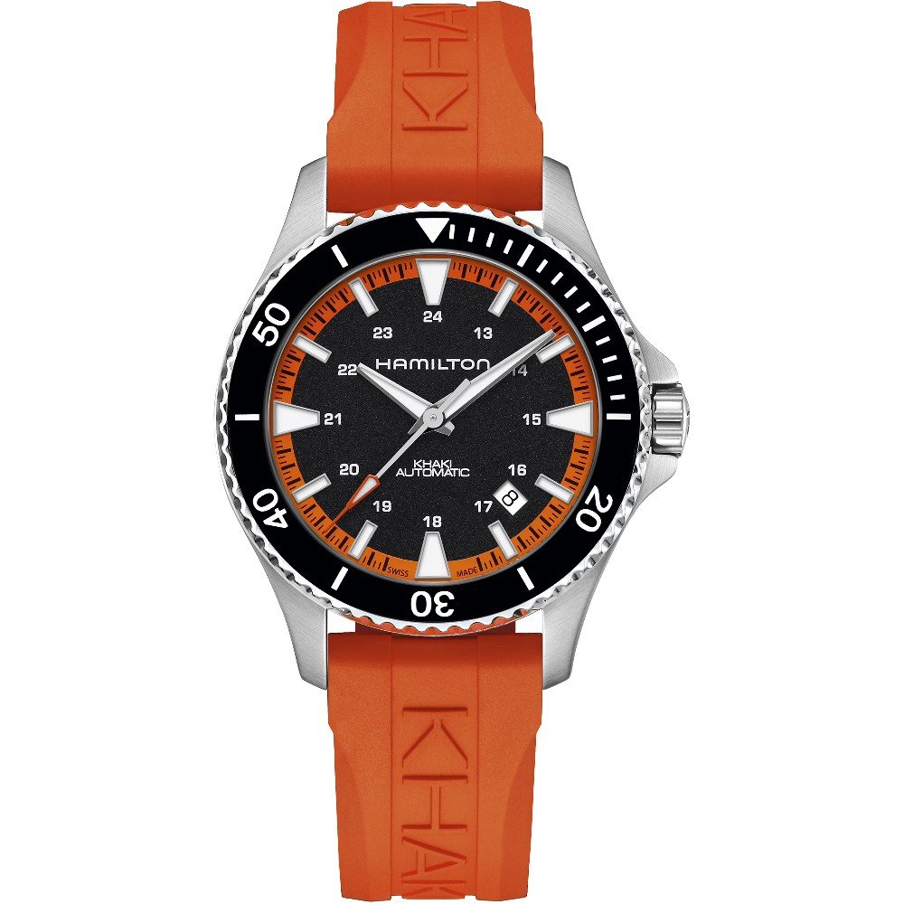 Hamilton Navy H82395331 Khaki Navy Scuba Auto Horloge