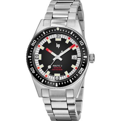 LIP Nautic 3 670097 Nautic 3 Nageur Sauveteur Horloge