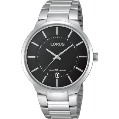 Lorus Watch Time 3 hands Gent Trend Black RS933BX9