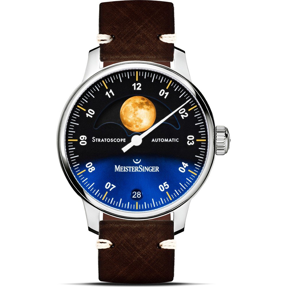 Meistersinger Stratoscope ST982G Stratoscope Gold Horloge