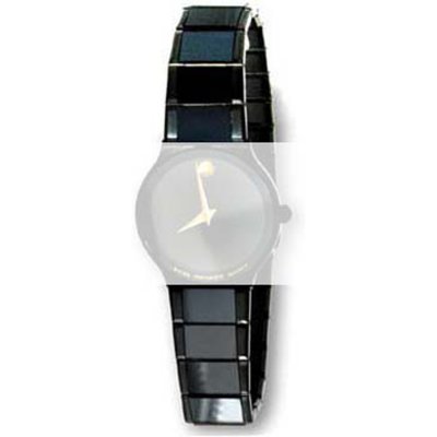 Movado Straps 569001182 Black Sapphire Horlogeband