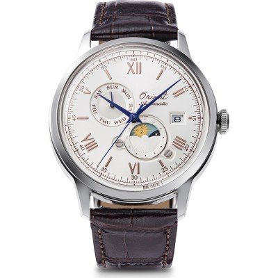 Orient Bambino RA-AK0808S30B Bambino Sun & Moon Horloge