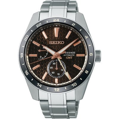 Seiko Presage Sharp Edged SPB275J1 Presage Sharp Edged GMT Horloge