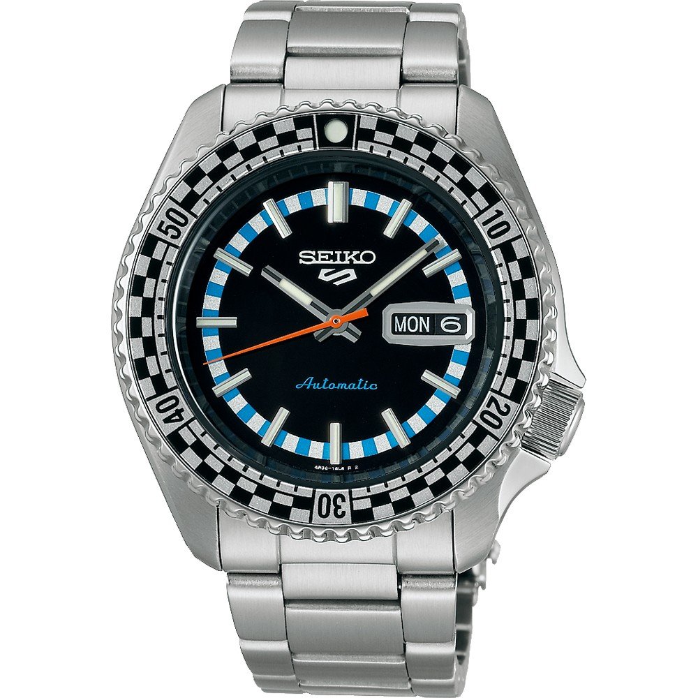 Seiko 5 Sports SRPK67K1 Seiko 5 Sports ‘Checkered Flag’ Horloge