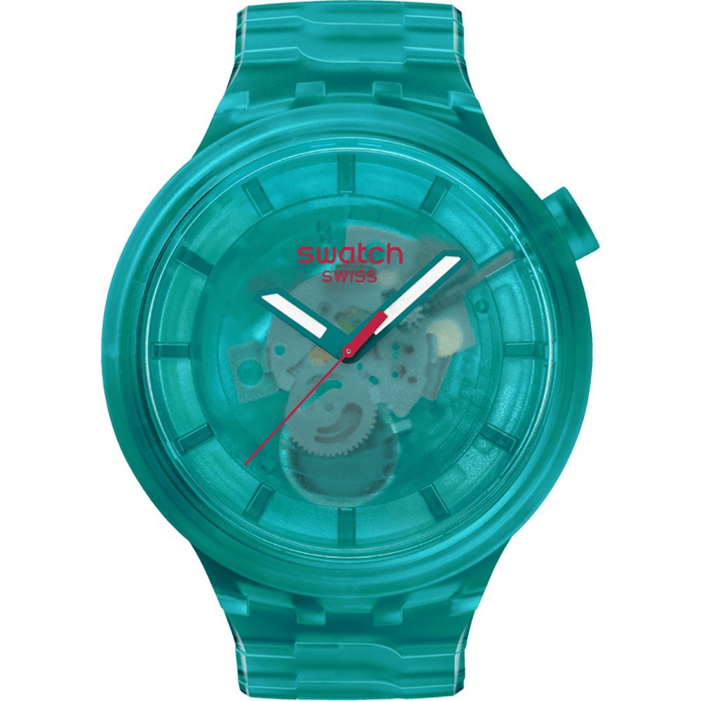 Swatch Big Bold SB05L101 Turquoise Joy Horloge