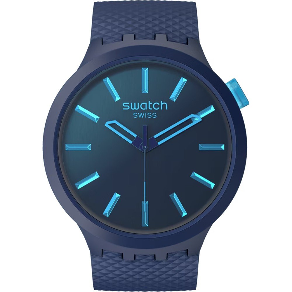 Swatch Big Bold SB05N113 Indigo glow Horloge