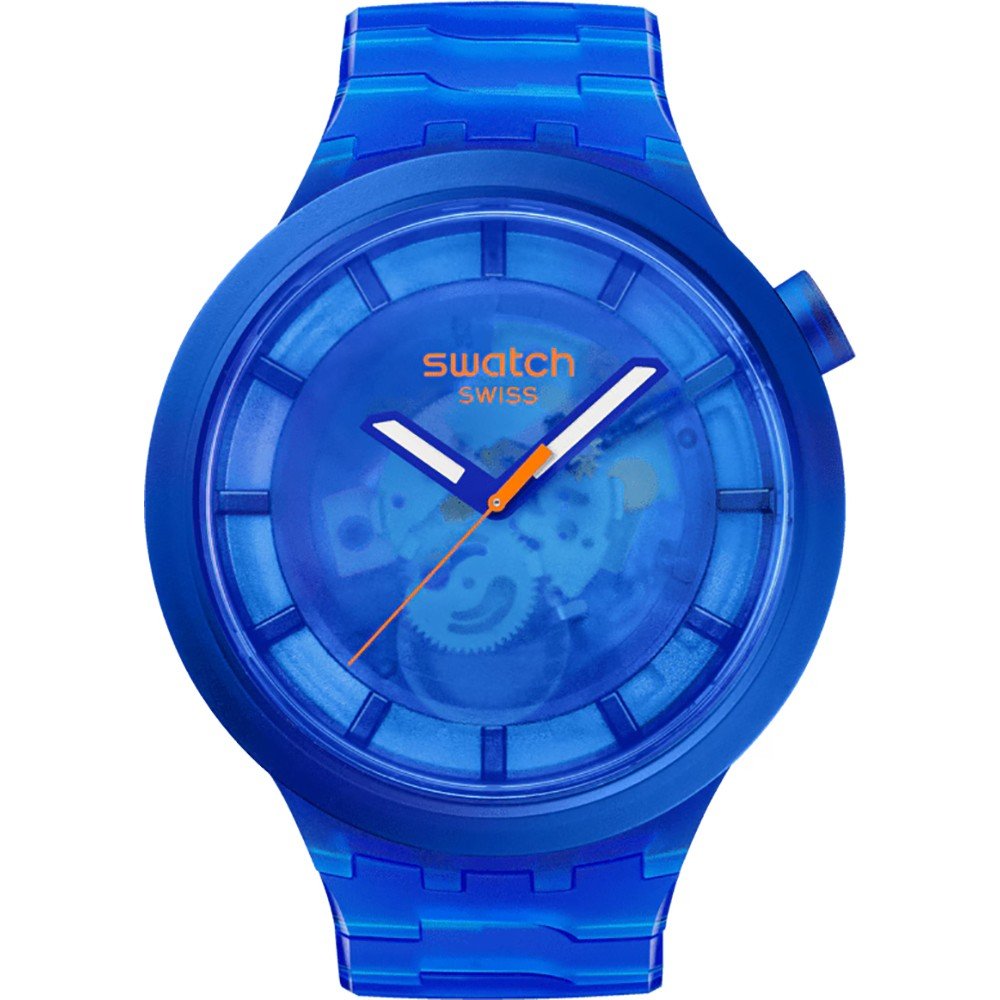 Swatch Big Bold SB05N116 Navy Joy Horloge