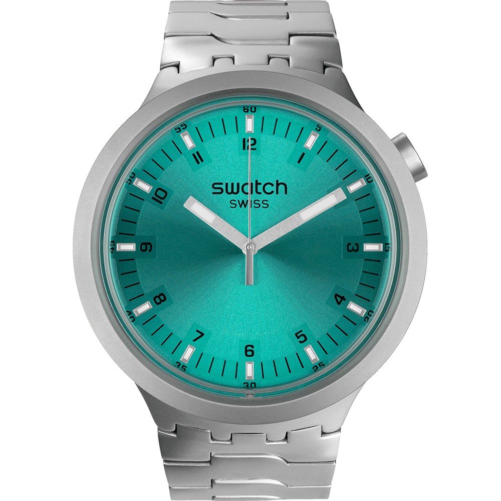 Swatch Big Bold Irony SB07S100G Aqua shimmer Horloge