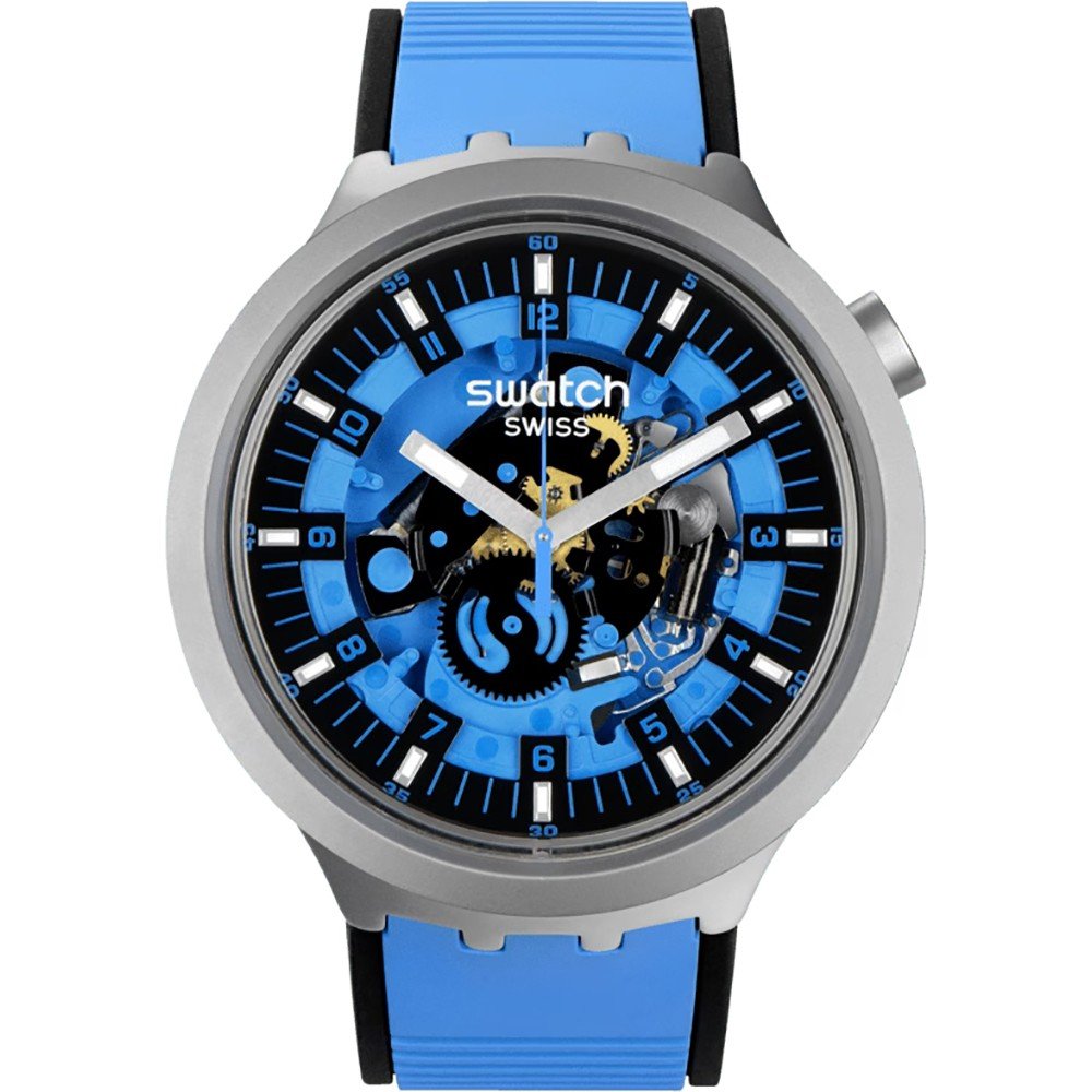 Swatch Big Bold Irony SB07S106 Blue daze Horloge